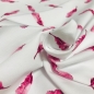 Preview: Jersey | FEATHER | Federn pink weiß